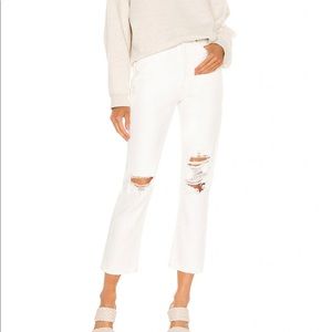 Agolde Riley High Rise Straight Crop I’m Veil